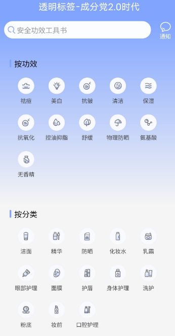透明标签1.32.0 清爽版 –化妆品数据查询-小五分享网 - 活动线报,软件,教程分享平台