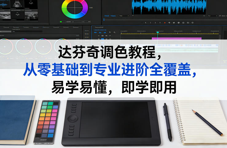 达芬奇调色教程，从零基础到专业进阶全覆盖，易学易懂，即学即用-小五资源网 - 活动线报,软件,教程分享平台